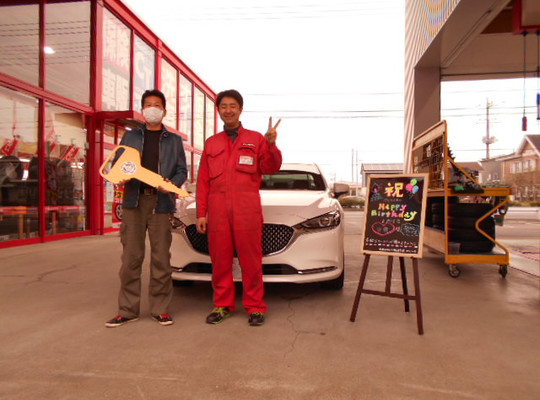 マツダ　納車式